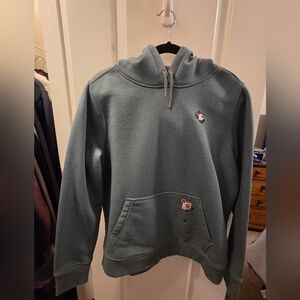 Carhartt Women's Relaxed Fit Midweight Graphic Hooded Sweatshirt-green